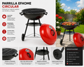PARRILLA CON RUEDAS CIRCULAR