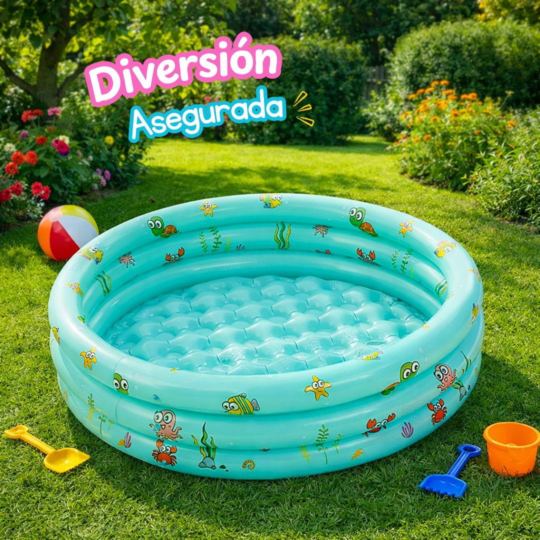 PISCINA INFLABLE 90CM FIGURAS