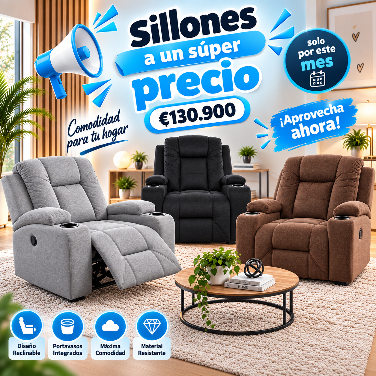 Sillones reclinables
