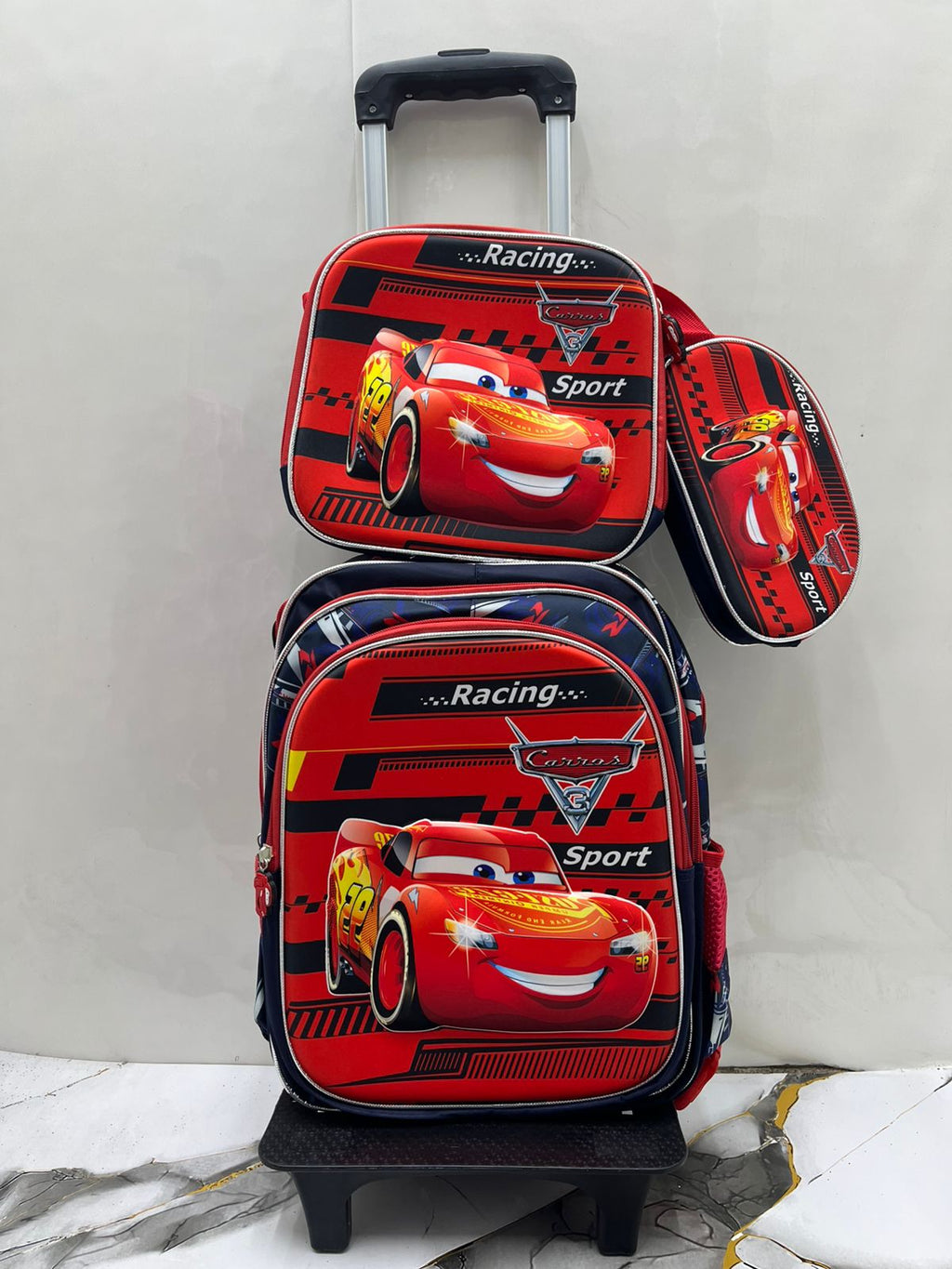 MOCHILA+CARTUCHERA+LONCHERA PERSONAJE 16