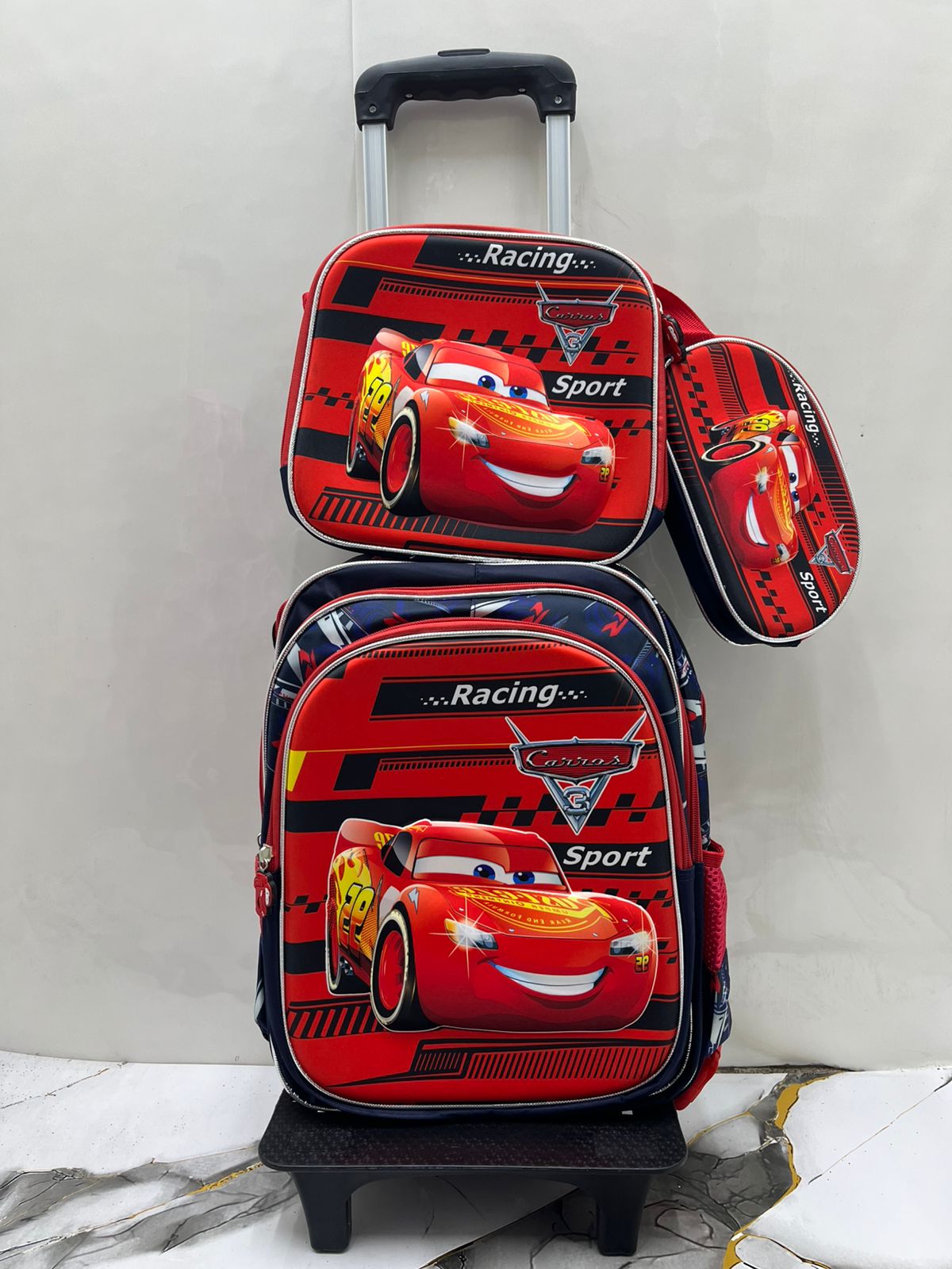MOCHILA+CARTUCHERA+LONCHERA PERSONAJE 16