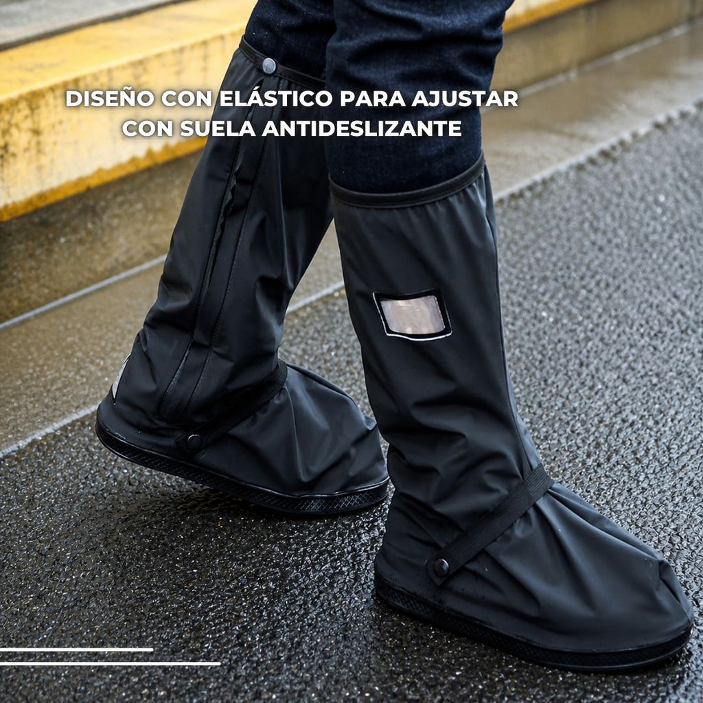 PROTECTOR DE ZAPATOS TALLA L ESTILO BOTA IMPERMEABLES