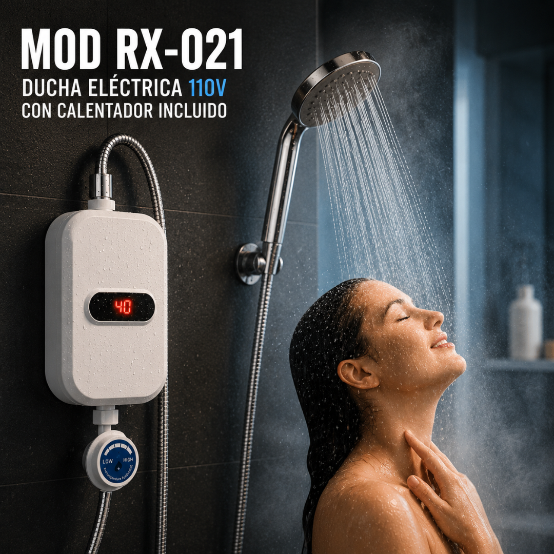 DUCHA ELECTRICA 110V CON CALENTADOR