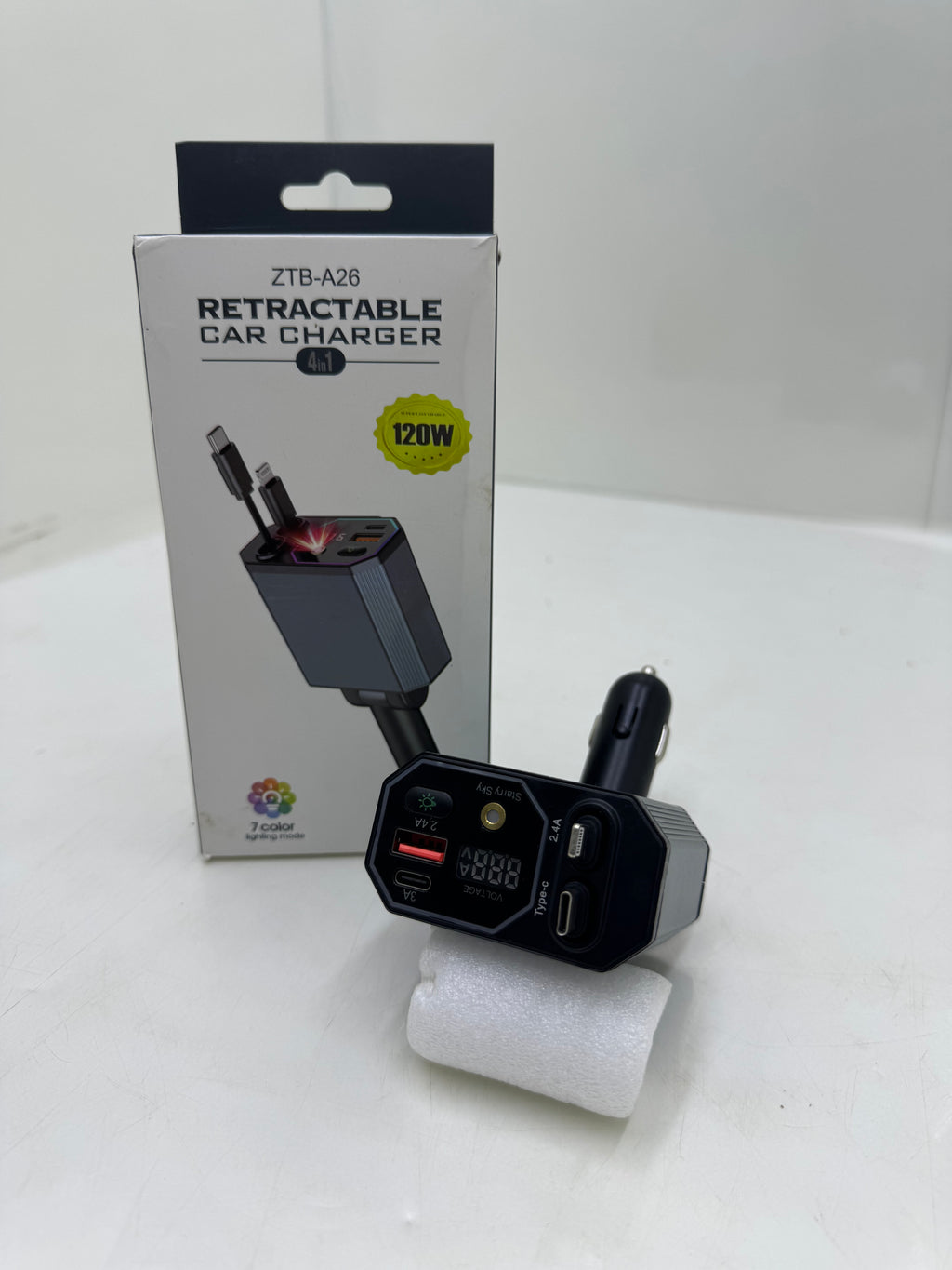 Cargador 4 En 1 Con Proyector 120w