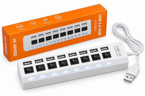 ADAPTADOR USB HUB 7