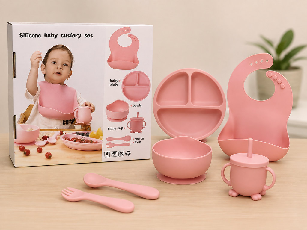 SET DE SILICONE BABY DELUXE 5 PIEZAS