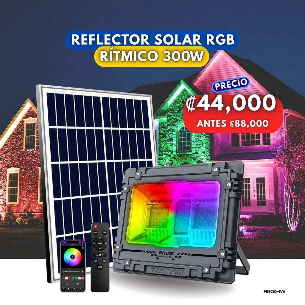 REFLECTOR SOLAR RGB 300w