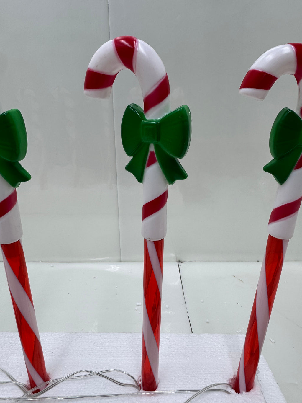 ESTACA SOLAR BASTON CANDY NAVIDEÑOS