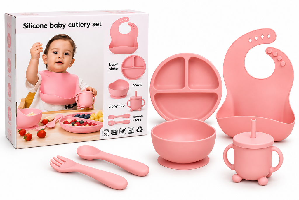 SET DE SILICONE BABY DELUXE 5 PIEZAS
