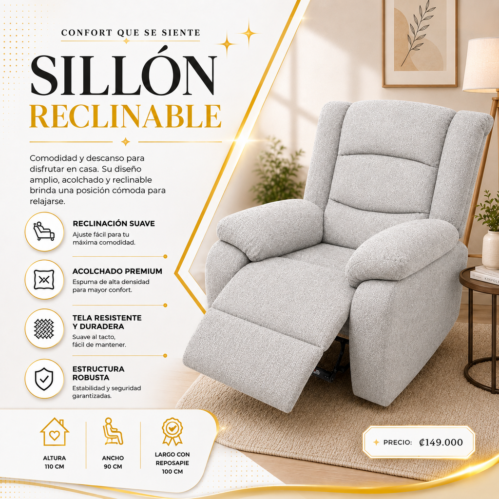 Sillón reclinable