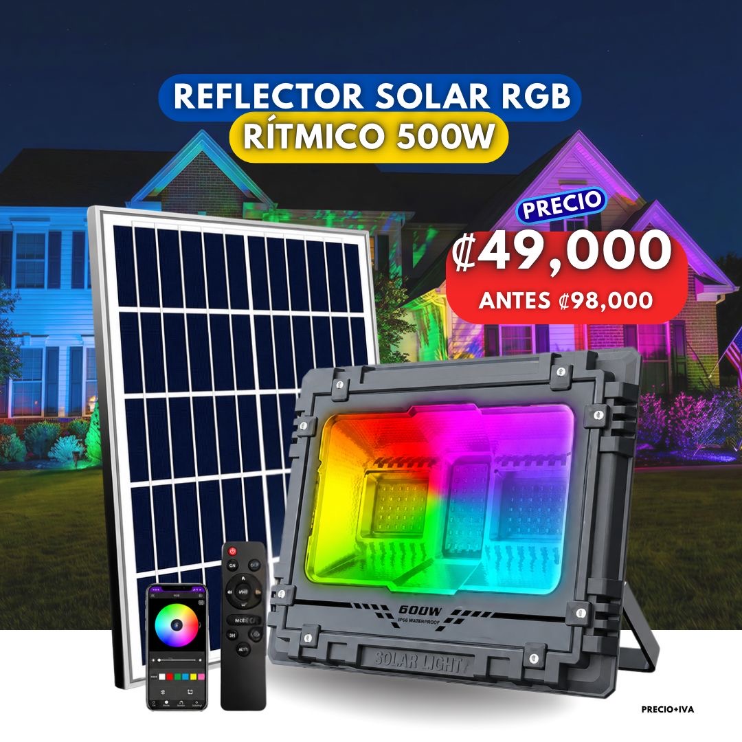 REFLECTOR SOLAR RGB 500w
