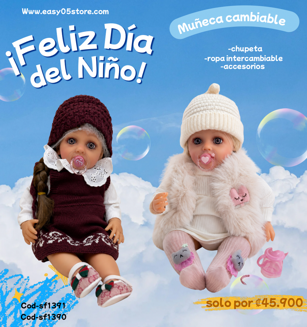 MUÑECAS CON ROPA CAMBIABLE