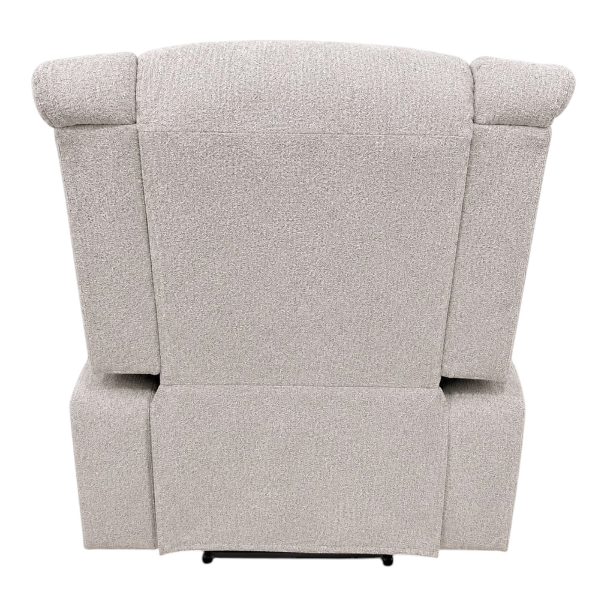 Sillón reclinable acolchado EASY STORE en color gris con diseño ergonómico y tapizado de tacto suave