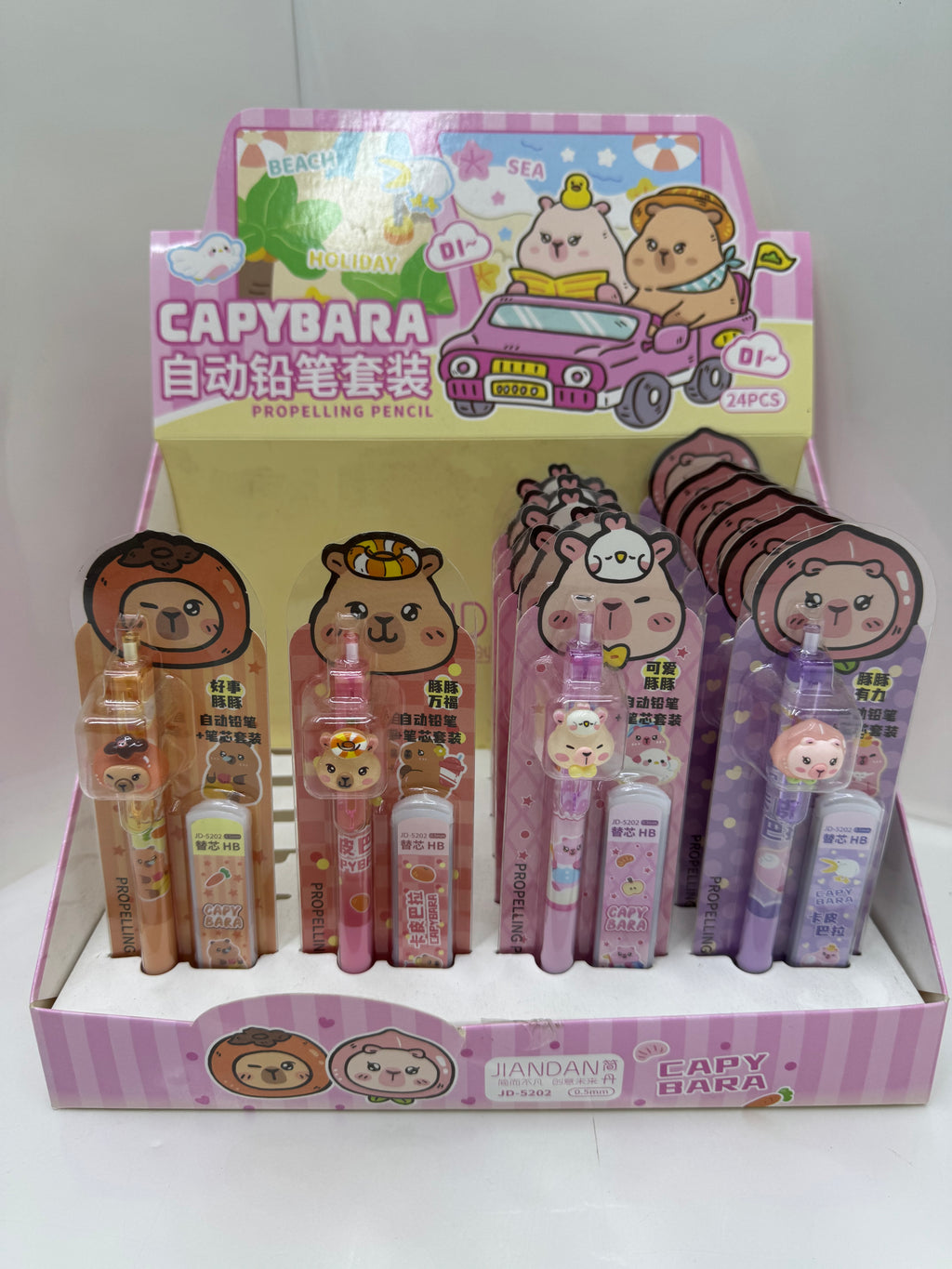 LAPIZ DE MINAS CAPIBARA CON MINAS