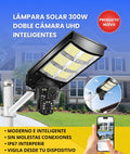 LÁMPARA SOLAR 300w CON CÁMARA
