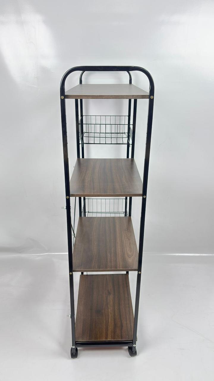 ORGANIZADOR DE MADERA CON ESTANTE