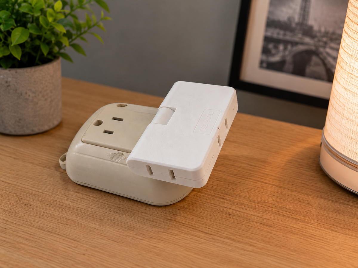 ADAPTADOR TRIPLE DE CORRIENTE