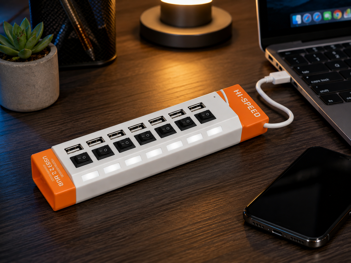 ADAPTADOR USB HUB 7