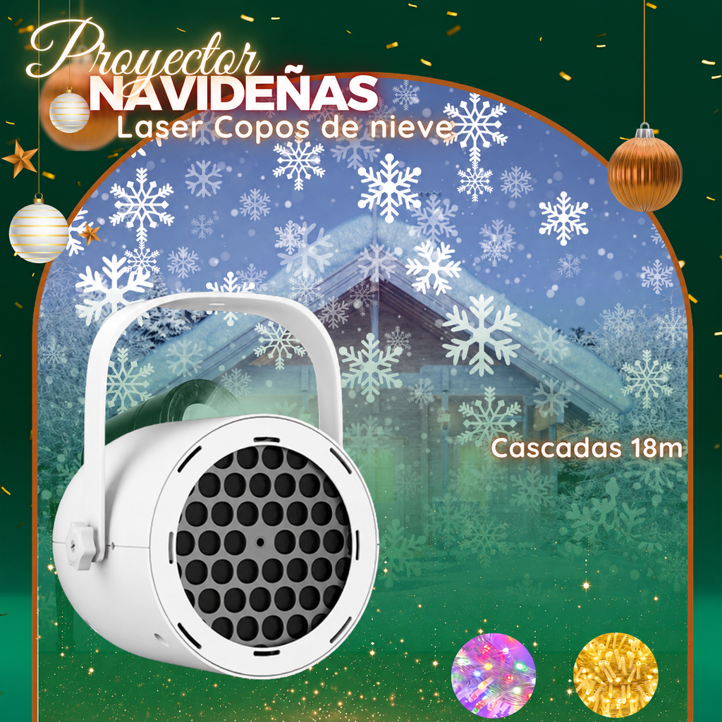 PROYECTOR LASER COPOS DE NIEVE