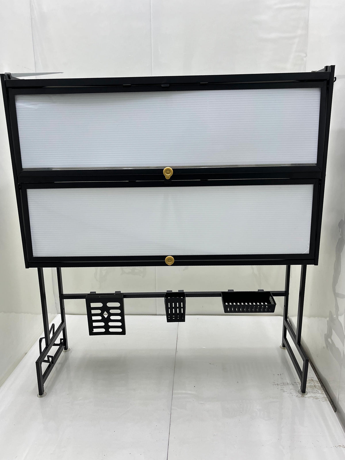 ORGANIZADOR PARA PLATOS CON TAPA ACRILICA