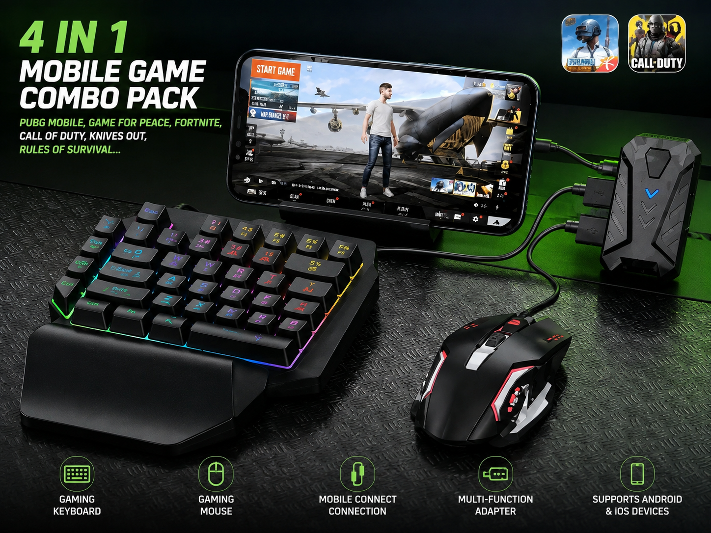 TECLADO GAME 4 EN 1 PARA CELULAR