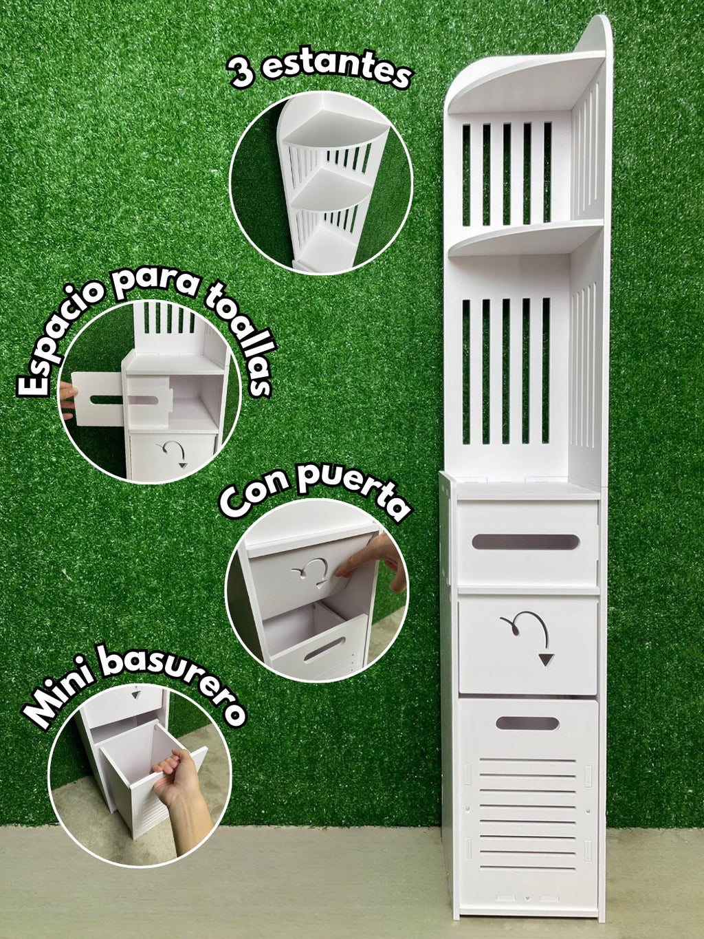 ORGANIZADOR ESQUINERO TRES COMPARTIMENTOS