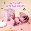 SET DE ARTE AZUL 113PZS
