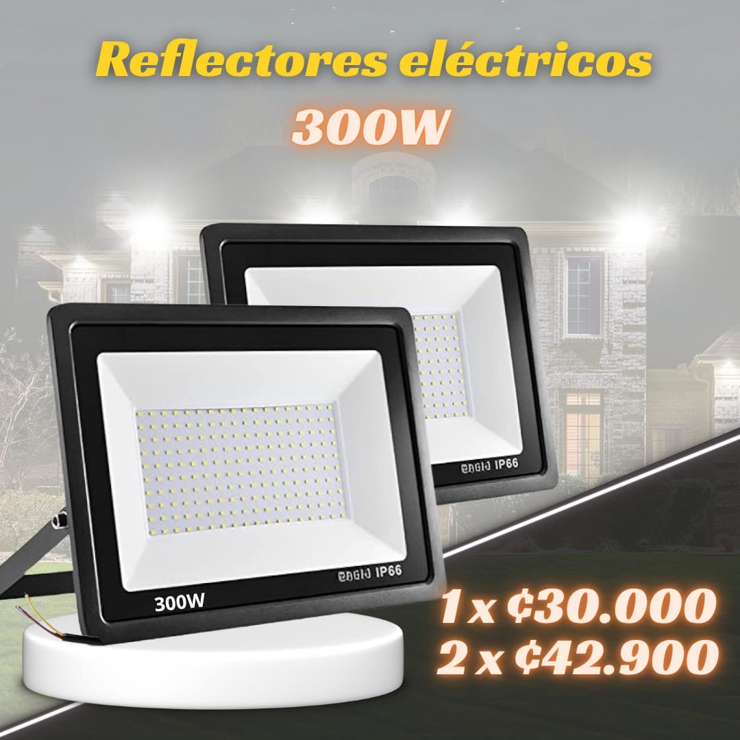 REFLECTOR ELÉCTRICO 300w flood light