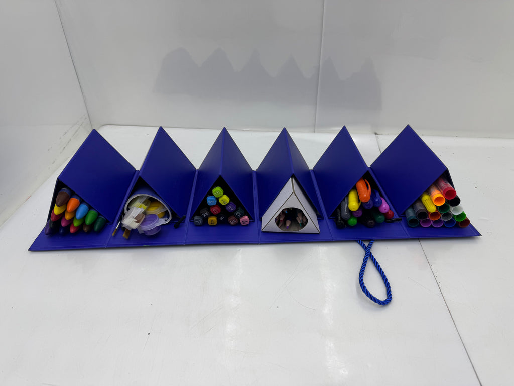 SET DE ARTE AZUL 113PZS