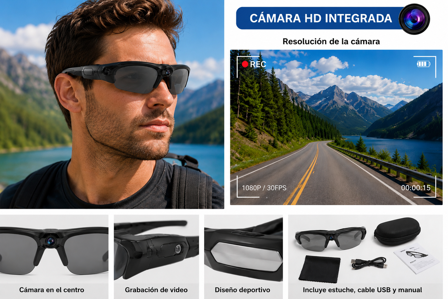 LENTES INTELIGENTES CON CAMARA