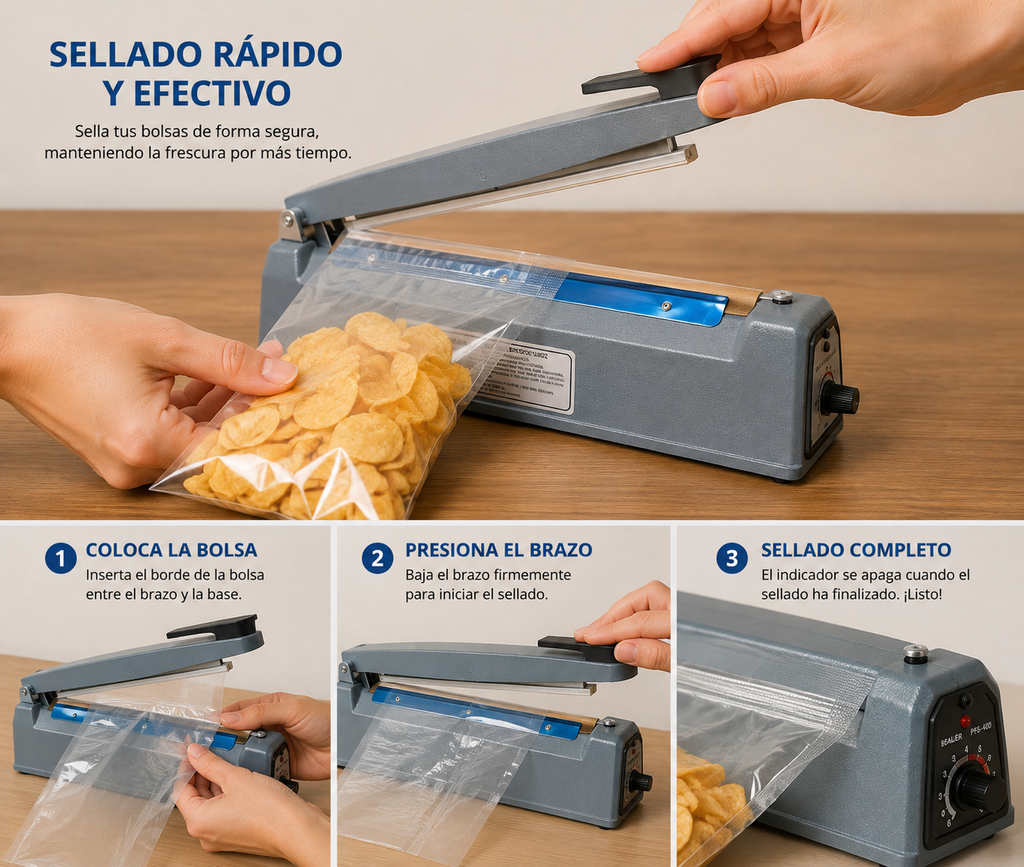 SELLADORA PARA BOLSAS FS-200