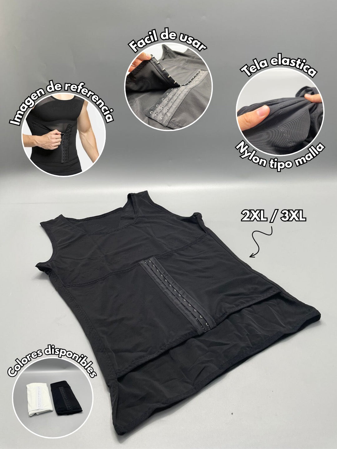 FAJA TIPO CAMISETA  PARA HOMBRE