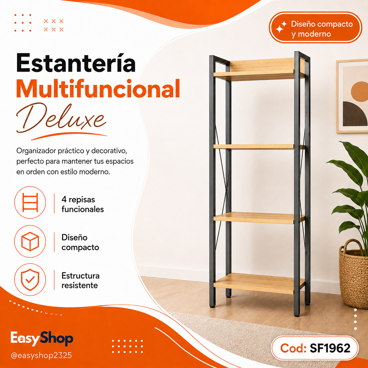 Estantería multifuncional