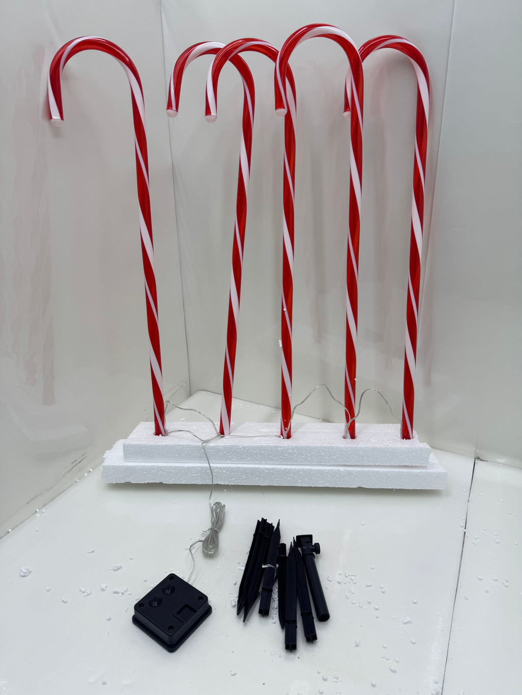 BASTONES SOLAR NAVIDEÑOS 70CM