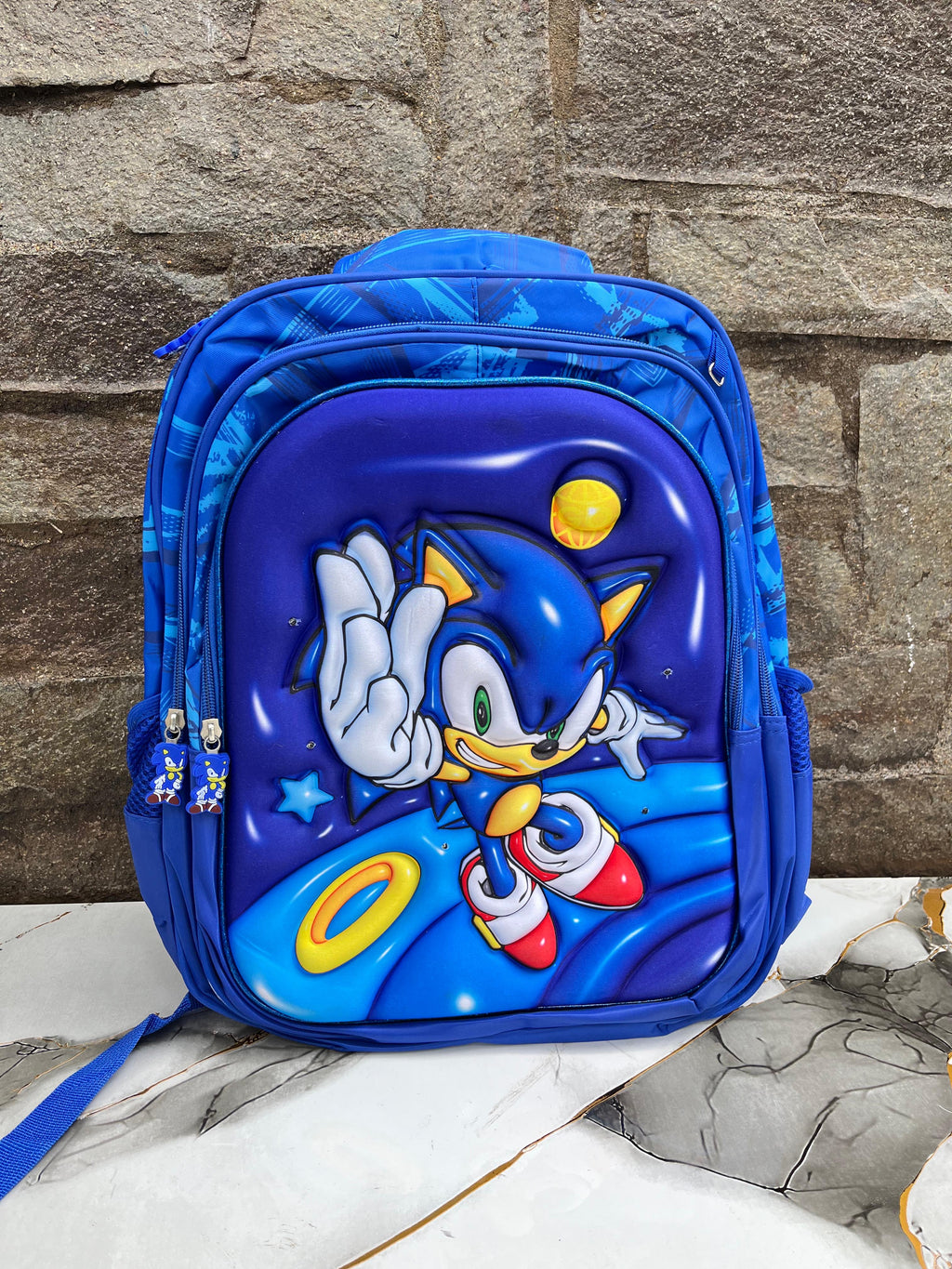 TRIO ESCOLAR MOCHILA CON LUCES SONIC