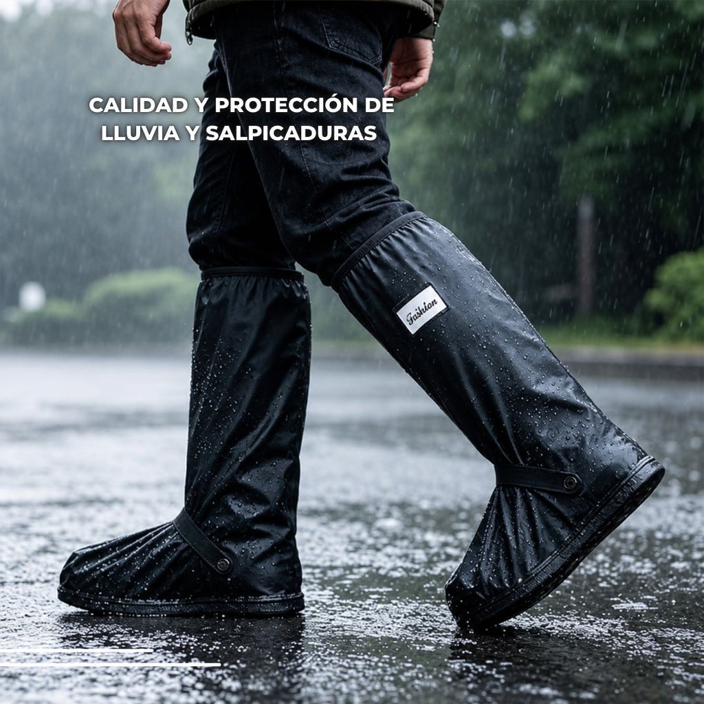 PROTECTOR DE ZAPATOS TALLA L ESTILO BOTA IMPERMEABLES
