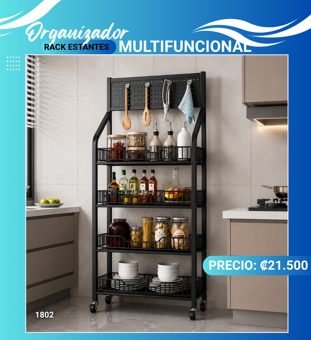 ORGANIZADOR RACK ESTANTE MULTIFUNCIONAL