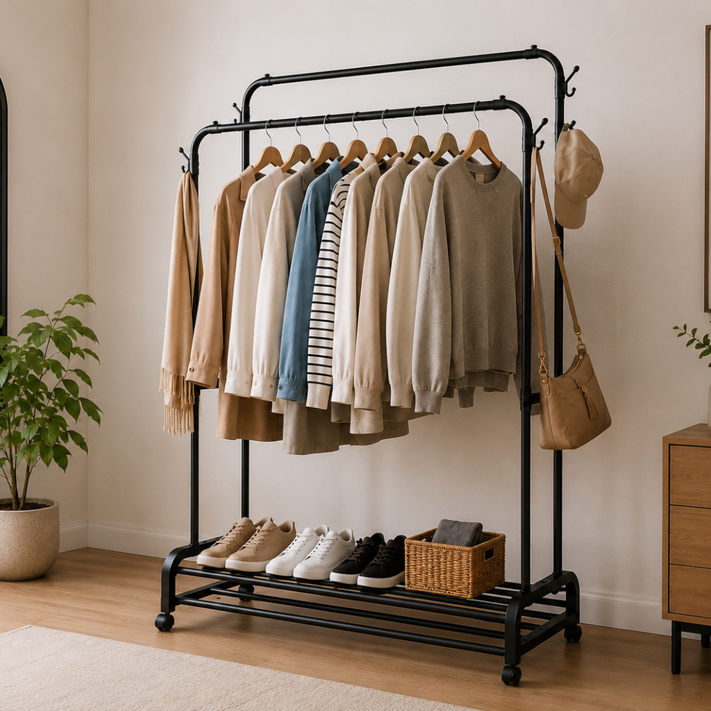 ORGANIZADOR TIPO CLOSET Y PERCHERO