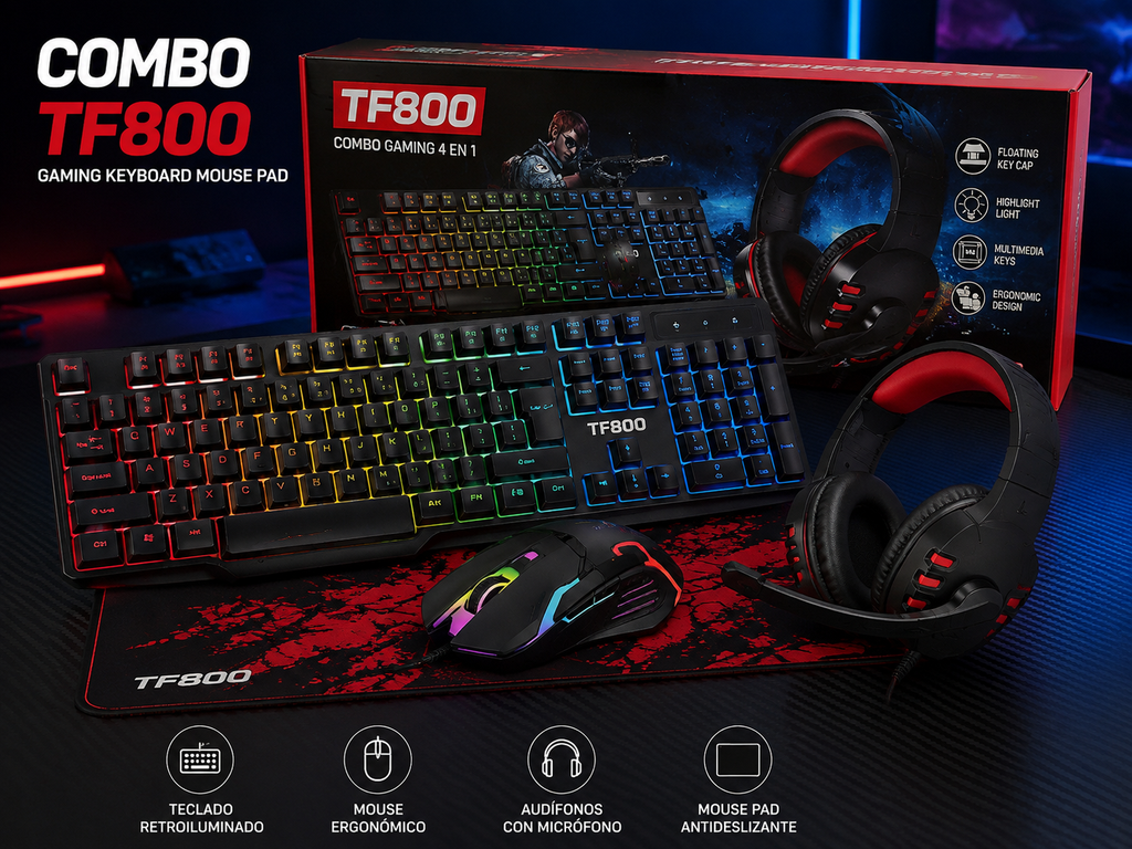 GAMING COMBO 4 EN 1