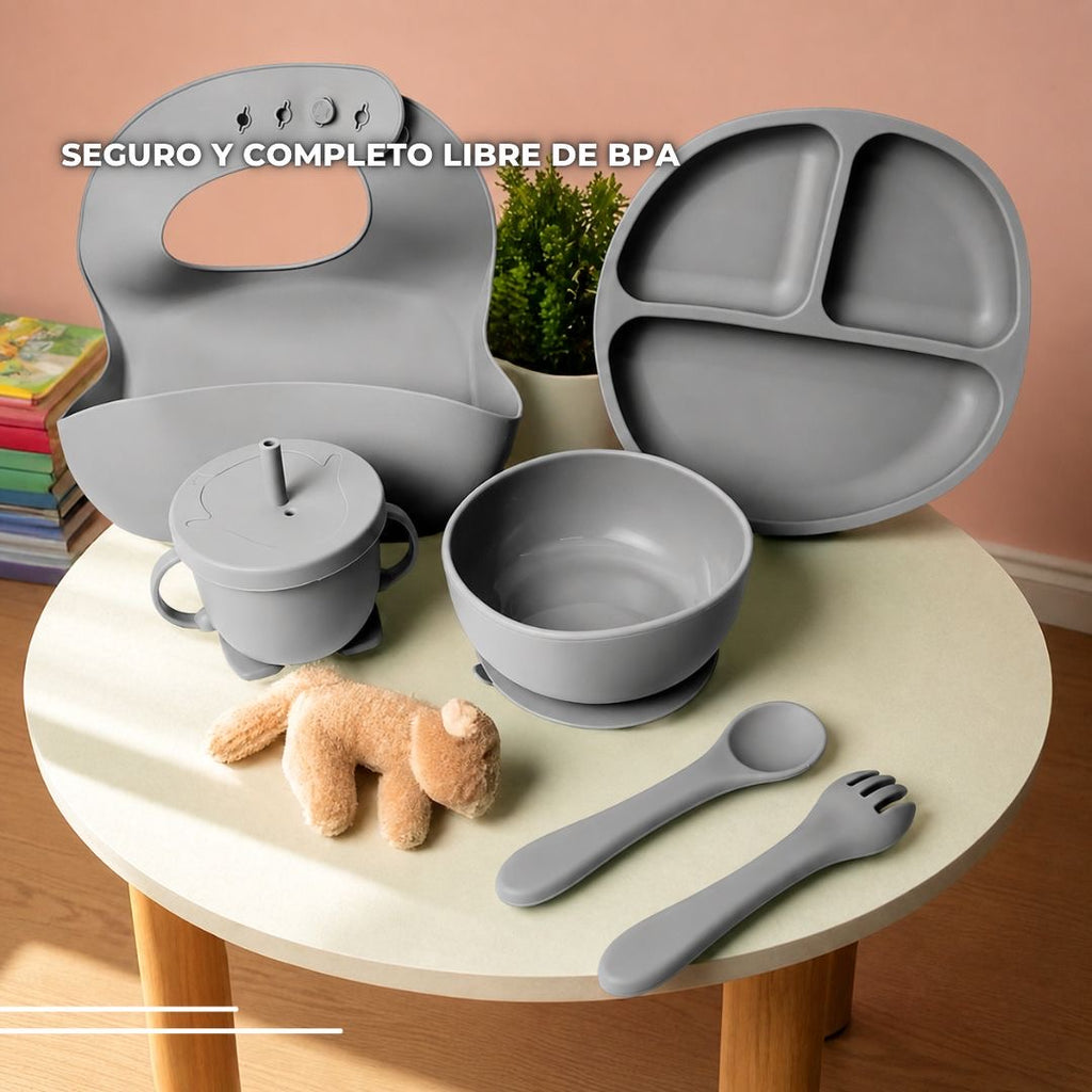 SET DE SILICONE BABY DELUXE 5 PIEZAS