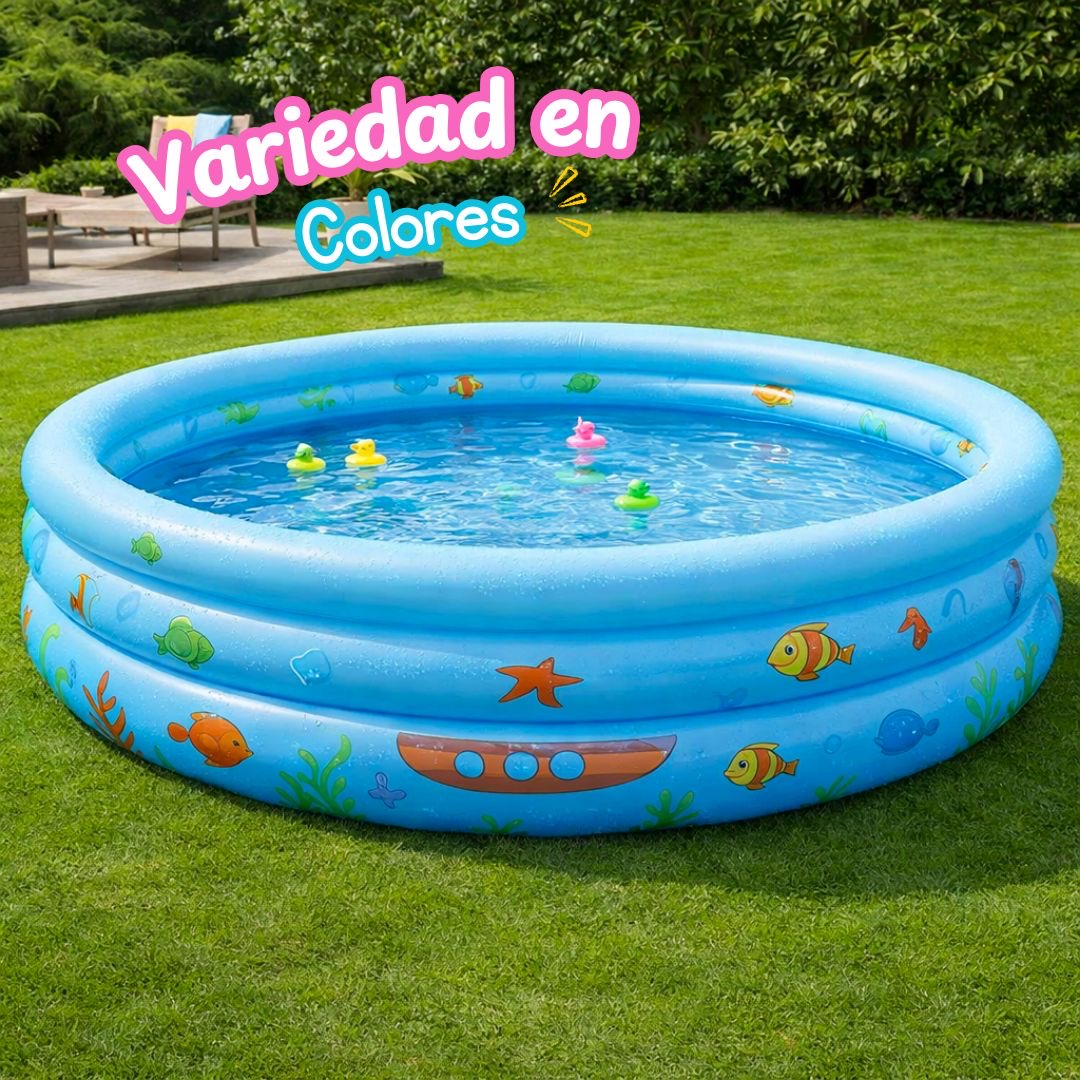 PISCINA INFLABLE 90CM FIGURAS