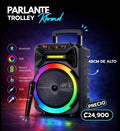 PARLANTE CON MICROFONO 48CM