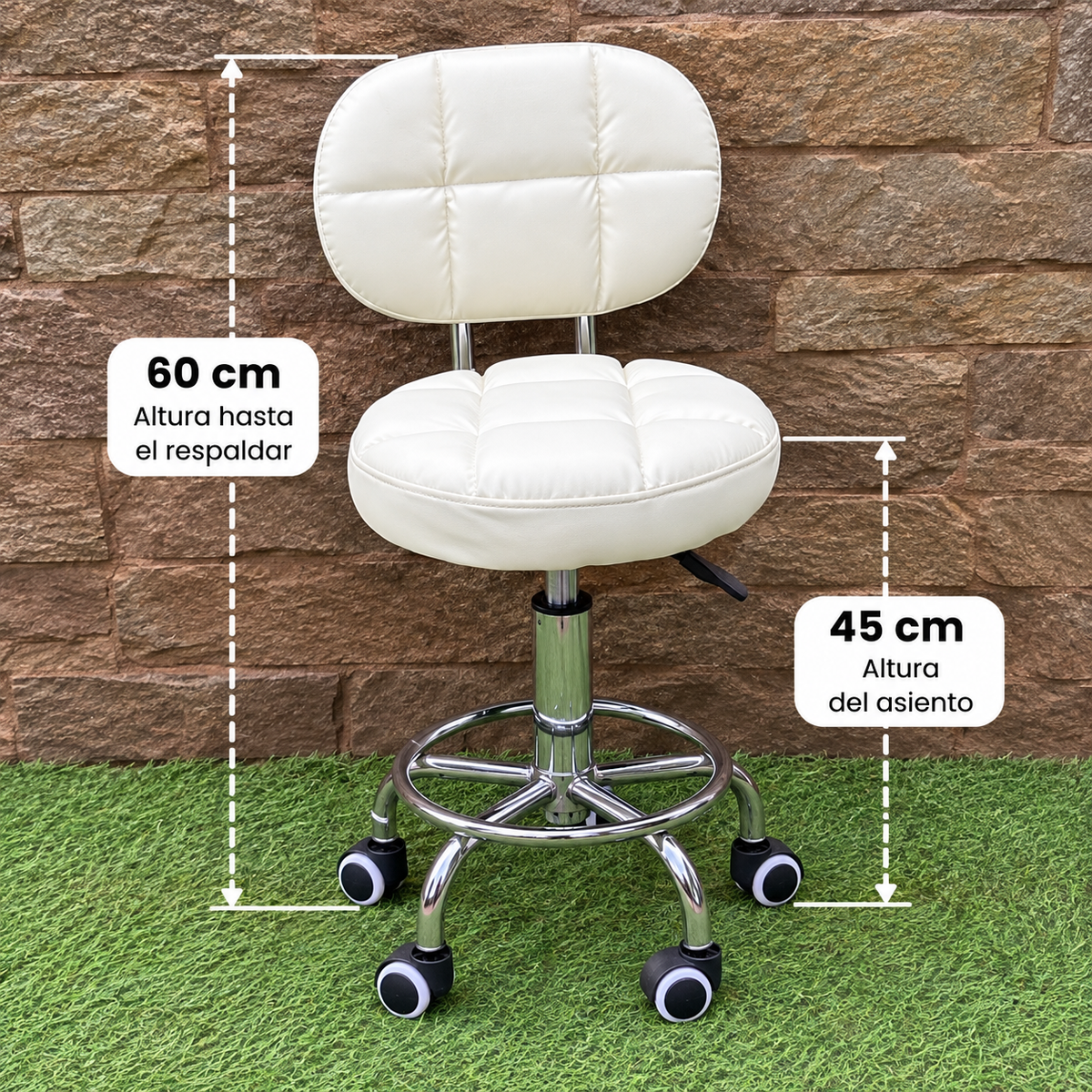 SILLA REDONDA AJUSTABLE