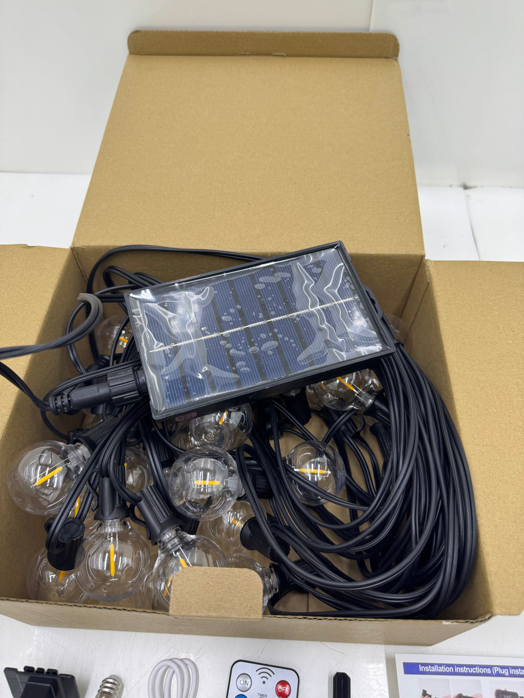 GUIRNALDAS SOLAR 15M 25 BOMBILLOS