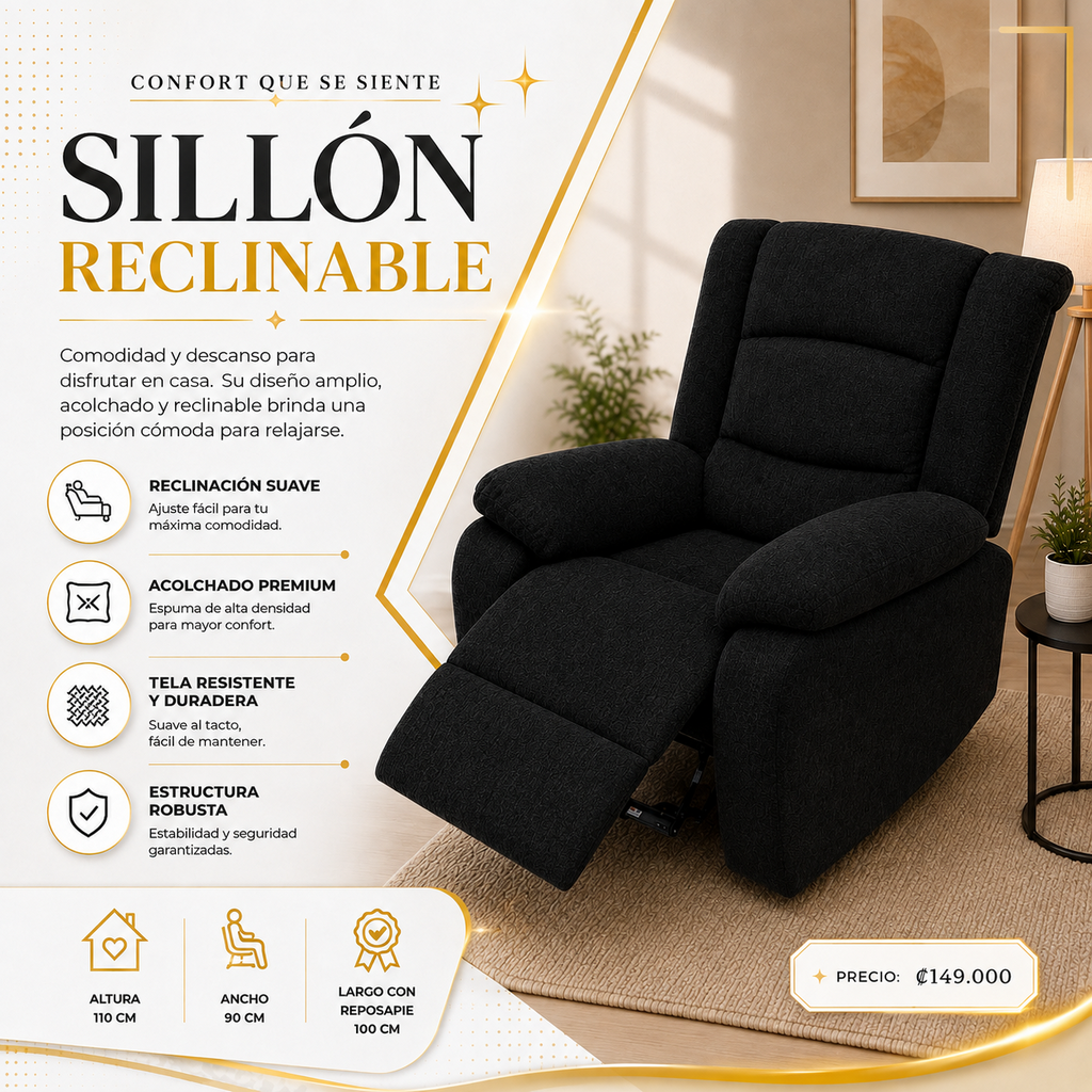 Sillón reclinable
