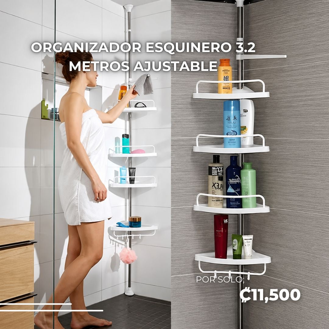 ORGANIZADOR ESQUINERO AJUSTABLE 3.2M
