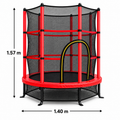 TRAMPOLÍN ELÁSTICO CON MALLA PROTECTORA