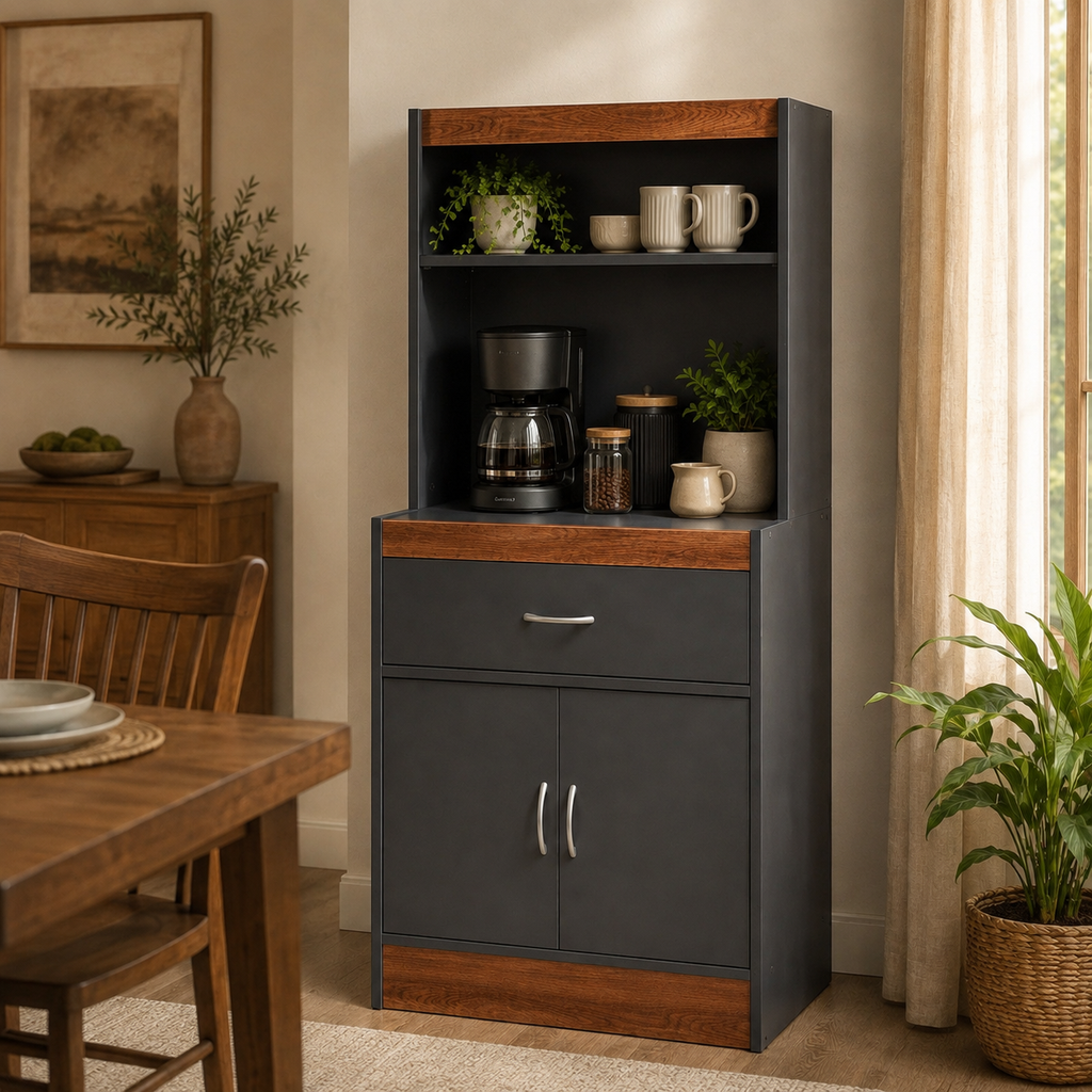 MUEBLE DE COCINA GRIS OSCURO HIK76