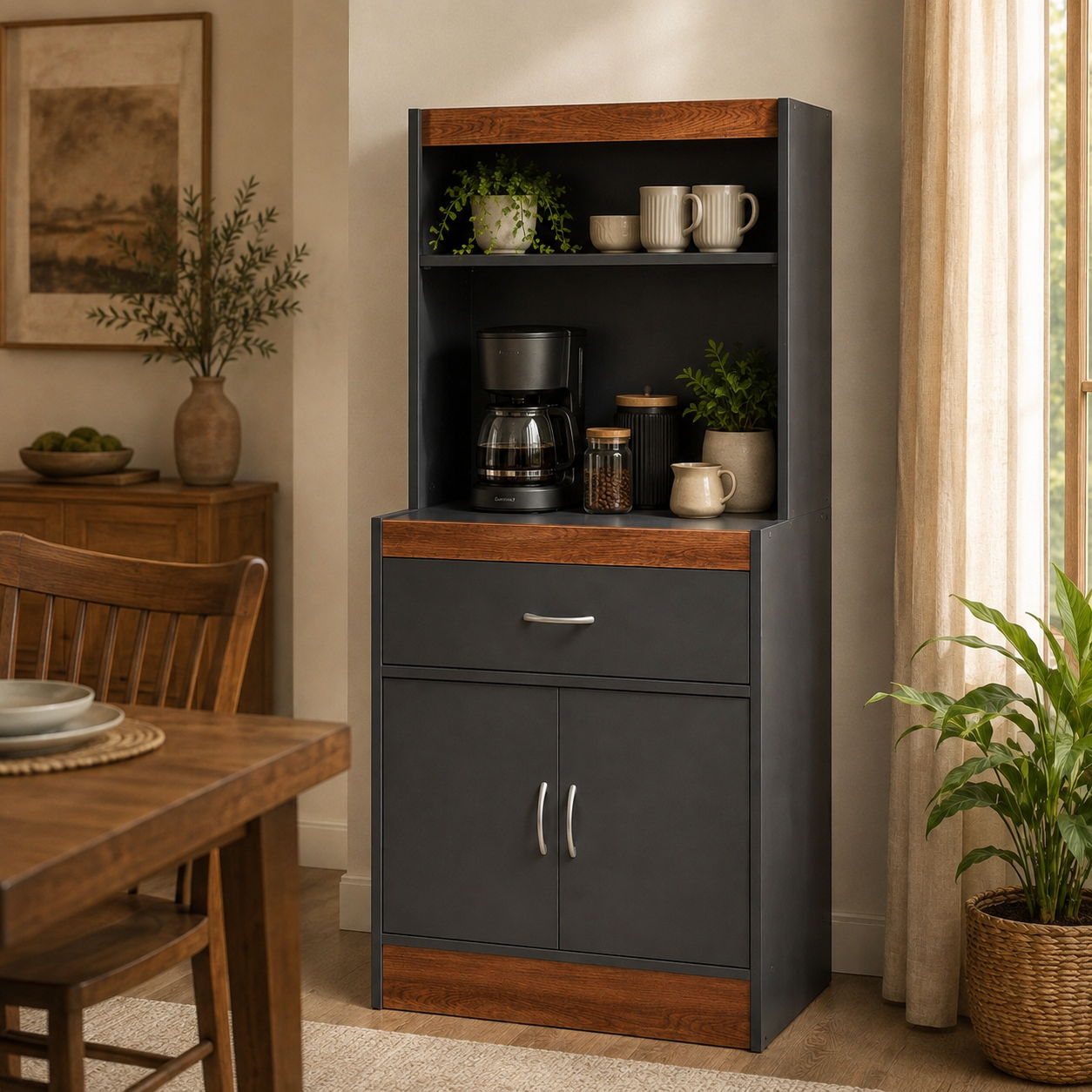MUEBLE DE COCINA GRIS OSCURO HIK76