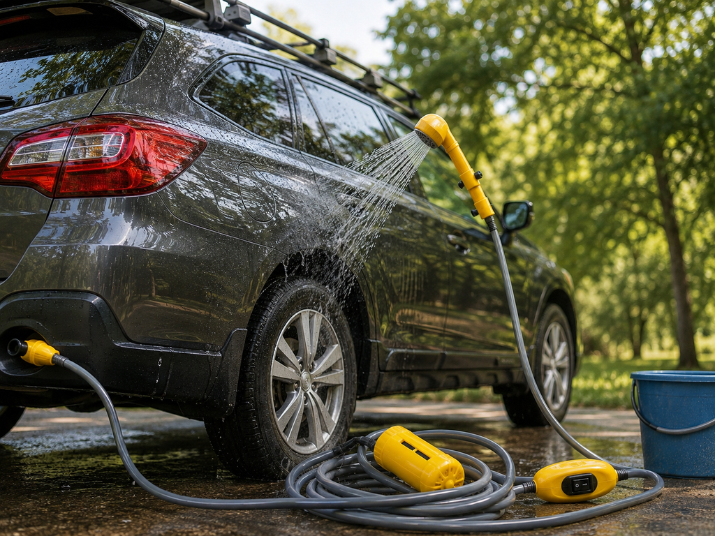 KIT DE MANGERA TIPO DUCHA PORTATIL 12V